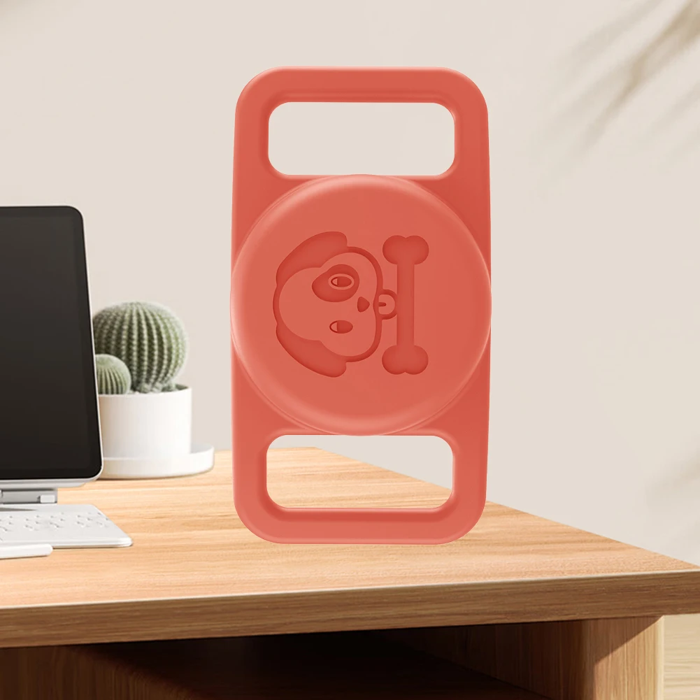For Apple Airtag Case Anti-lost Tracker Case Waterproof For AirTag Dog Collar Holder Pet Collar Silicone Scratch-Resistant
