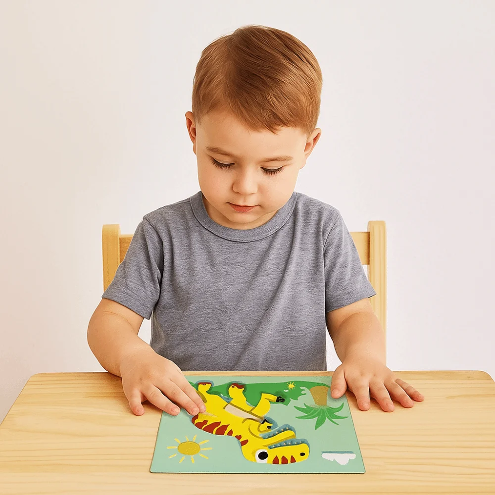 Children Toys Cartoon EVA Foam Sticker 3D Reusable Montessori Educational Toys Safe Material Funny Kindergarten Toys Boys Girls