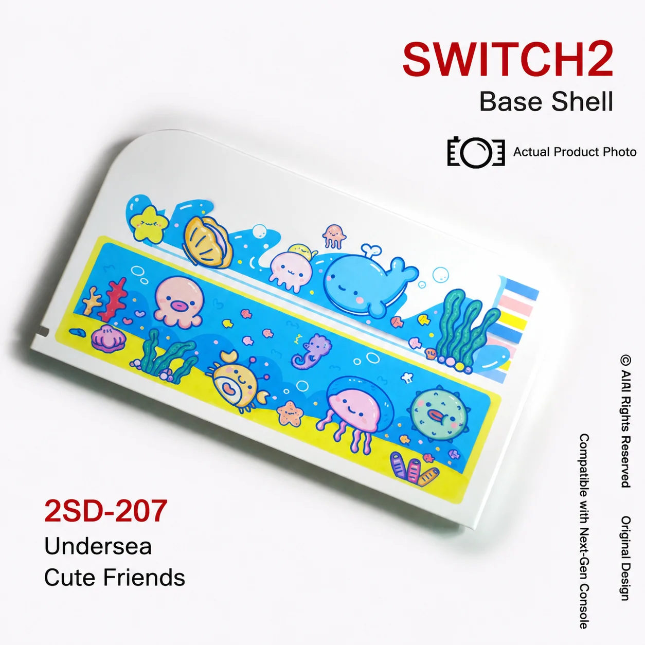 Enhanced Cartoon Pattern Hard Shell Dock Cover with Precision Cutout and Dust Barrier
