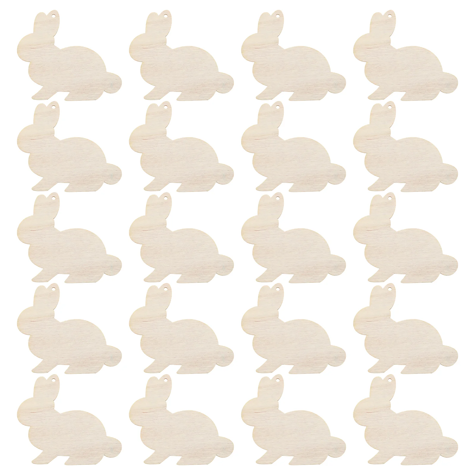 

DIY Log Rabbit Wood Chips Cartoon Hanging Ornaments Decorative Wood Slice Hanging Pendant for Home Party Room Festival