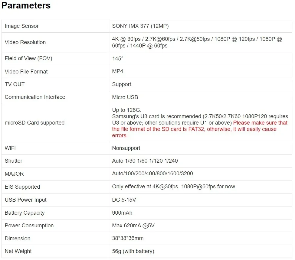 RunCam 5 오렌지 액션 카메라 4K 2.7K@60FPS 스테빌라이저 스포츠 RC카 FPV 레이싱 EIS 128G 고프 히어로 세션 5