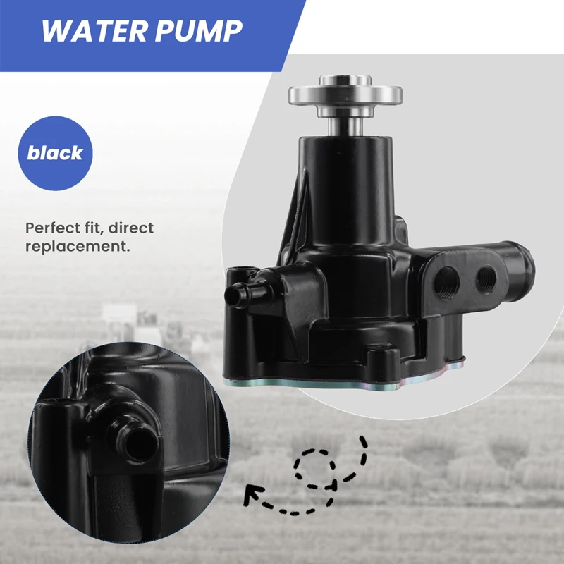 YM129002-42004 워터 펌프, YANMAR 4D84 4TNE88 엔진용, 129002-42004