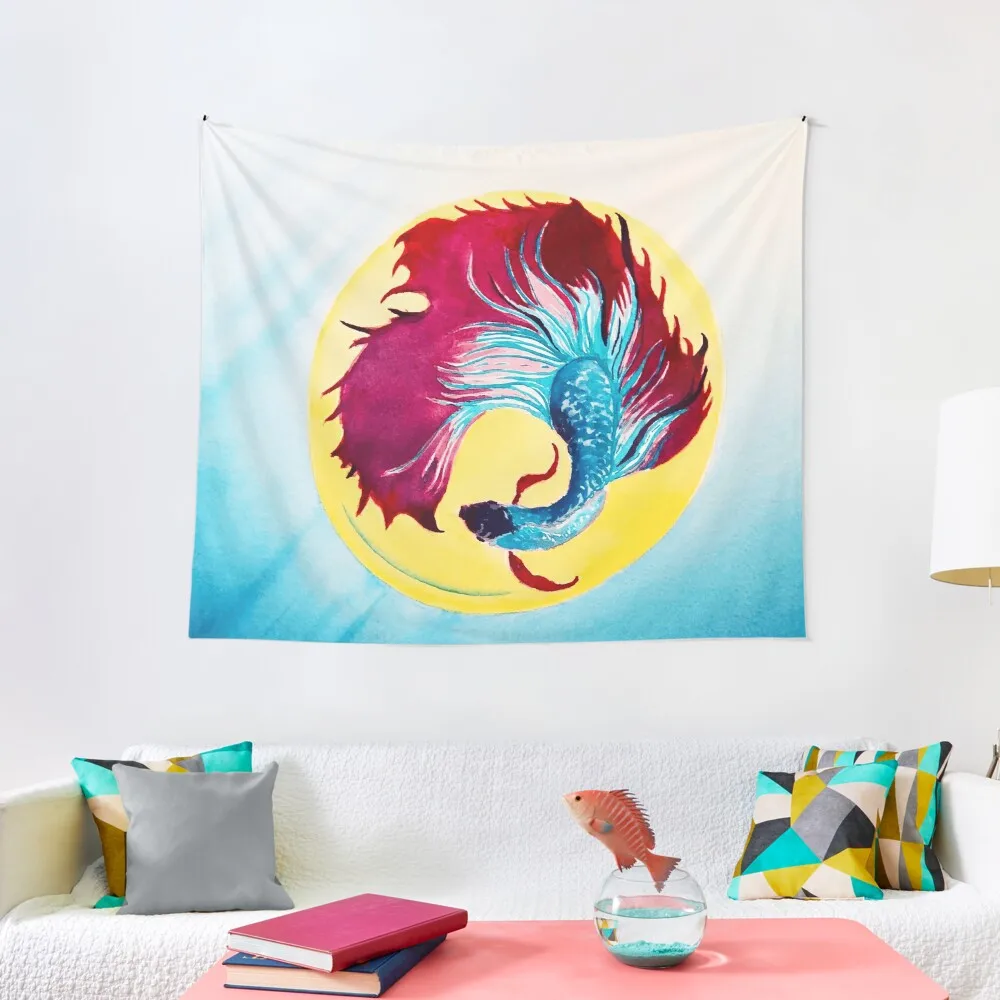 

Betta Bubble Tapestry Wall Decor Hanging Aesthetic Room Decoration Tapestrys Things To Decorate The Room