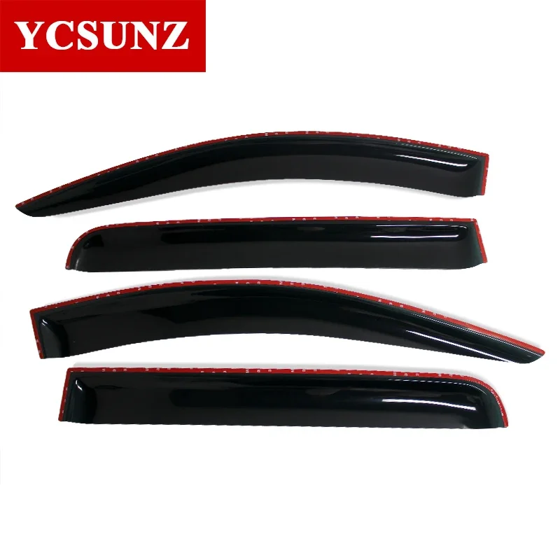 Window Visor For Mitsubishi Triton L200 Rain Shield Wind Deflectors Double cabin Accessories