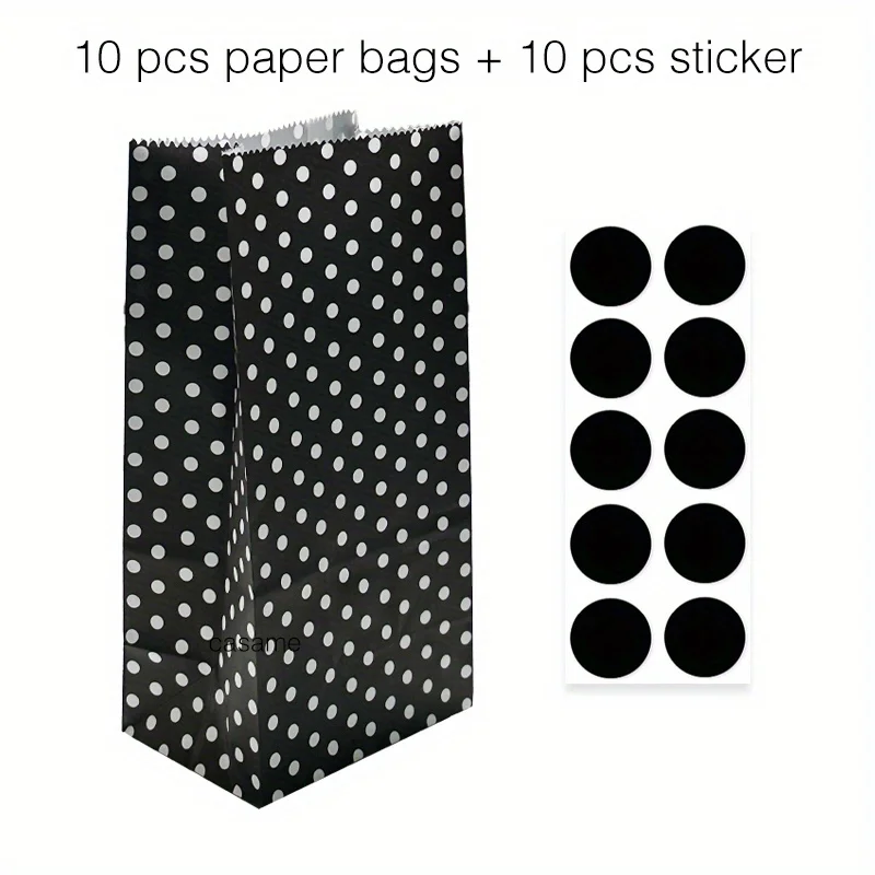 Vibrant Assorted Stand-Up Favor Bags with Stickers - Ideal