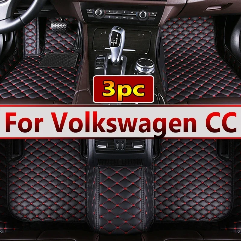 

Автомобильные коврики для Volkswagen VW Passat CC 2008 ~ 2016, набор напольных ковриков, автомобильные внутренние части, коврик, роскошный кожаный коврик, автомобильные аксессуары