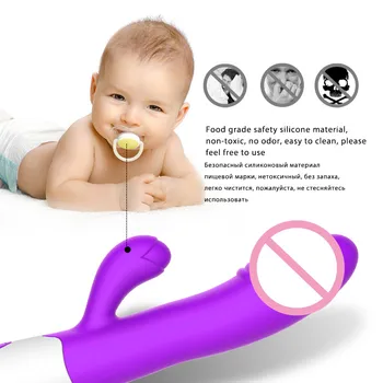 USB 30 Speeds Rabbit Vibrator for Women Vagina Dildo Vibrators Female G spot Clit Stimulator Erotic Sex Toy For Adult Women 5