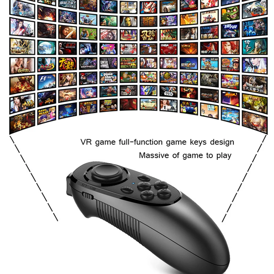 BT  е 3D VR Ȱ  ̽ƽ, ȵ̵ IOS PC TV ڽ AV Ʈѷ MOCUTE 052