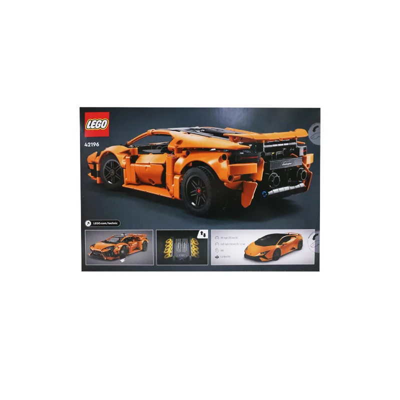 LEGO 42196 Technic Lamborghini Huracán Tecnica Orange Advanced
