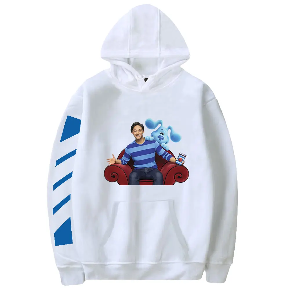 Blue's Big City Adventure Movie Cartoon Unisex Long Sleeve Sweatshirts Women Men Hoodie Harajuku Streetwear Funny Clothes
