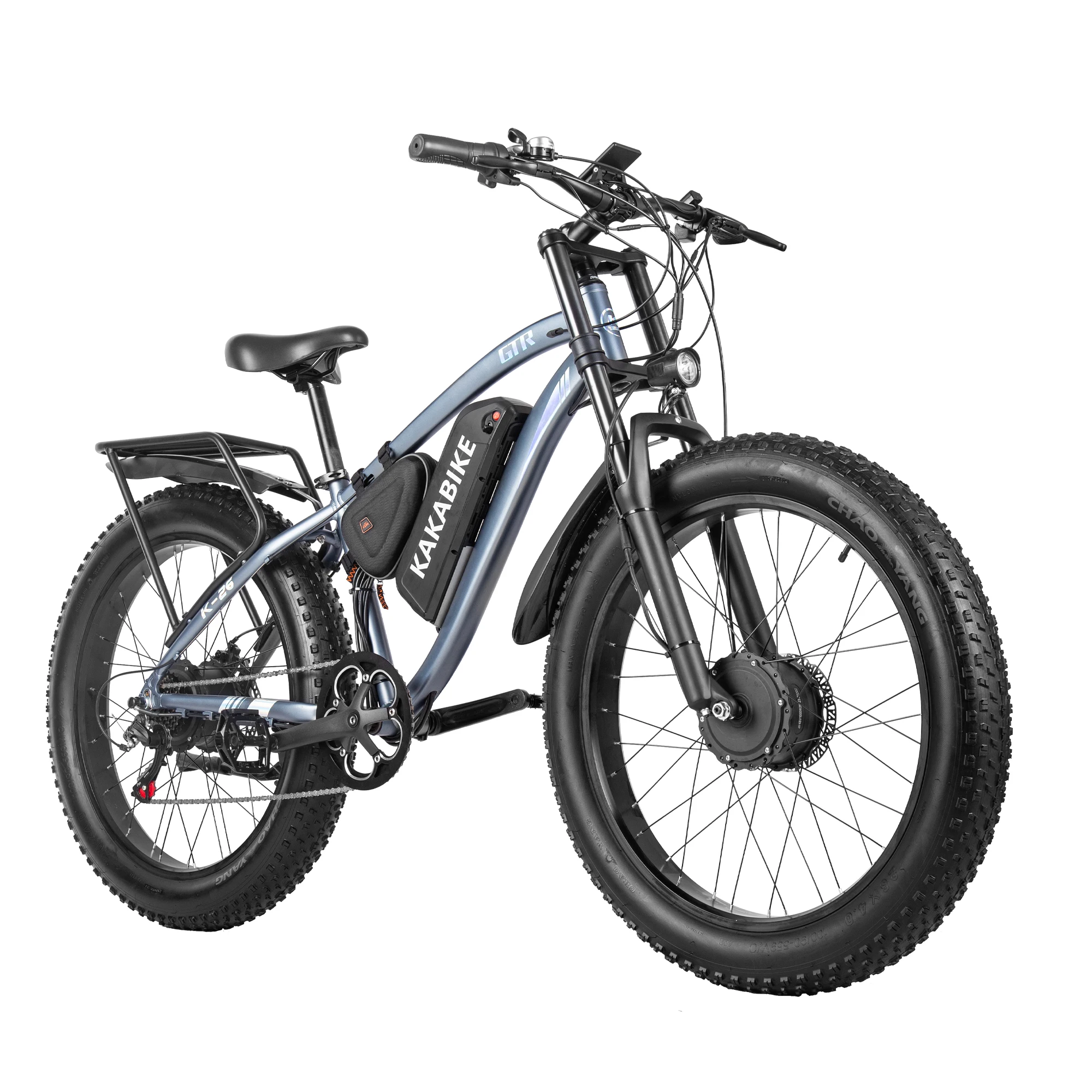 Kakabike Ebike 2000W Bicicletta Elettrica A Doppio Motore 26*4.0 Fat Tire E Bike 48V 21Ah Batteria Rimovibile Al Litio Mountain Bike Da Uomo Fuoristra