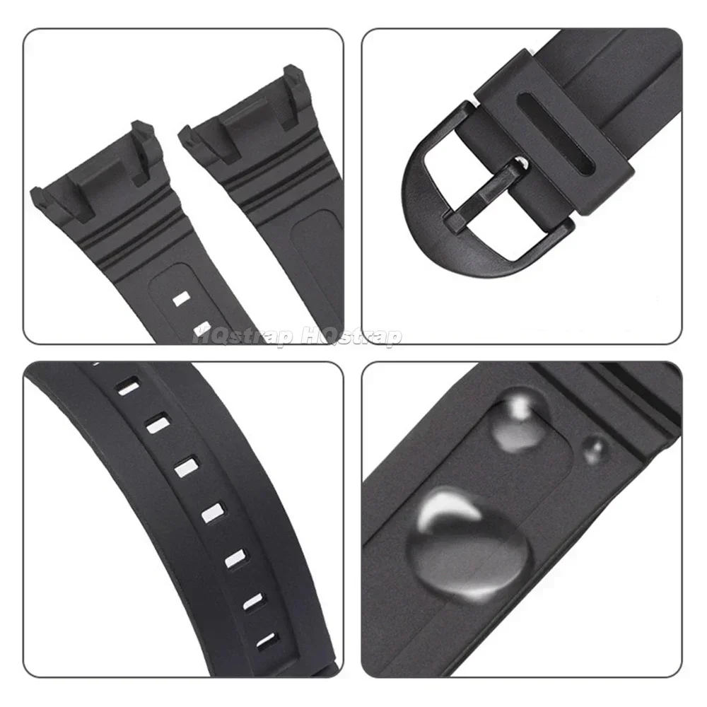 Silicone Sports Watch Strap - Waterproof Rubber Wristband Accessory