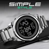 SKMEI 1611 Luxury Digital Watch for Men LED Display Electronic Sports Countdown Waterproof Wristwatches Clock Reloj Hombre 2066