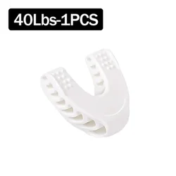 U-Shape Jawline Exerciser: Facial Fitness & Muscle Toning Chew Ball (White)