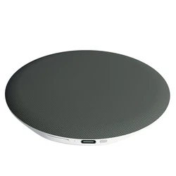 Compact Bluetooth Speaker with Nature Sounds and White Noise - Ultra Thin Wireless Music Player with Timed Shutdown (Gray)