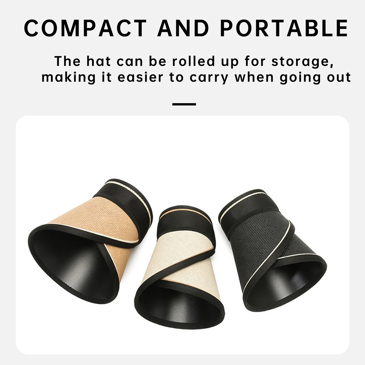 Empty Top Straw Sun Hat for Women in Summer to Cover Face and Sun Protection for Travel Vinyl Fashionable Casual Sun Hat with Uv Protection