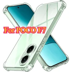 Airbag Soft Silicone Shockproof Transparent TPU Phone Case - Clear Bumper Cover for Redmi Turbo 4 Pro (Clear)