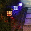 6pcs led Outdoor solar lights Palace lampshade Lantern solar panel Powered Light home Path camping Garden Xmas Decoration Lamp 1
