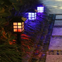6pcs led Outdoor solar lights Palace lampshade Lantern solar panel Powered Light home Path camping Garden Xmas Decoration Lamp 1