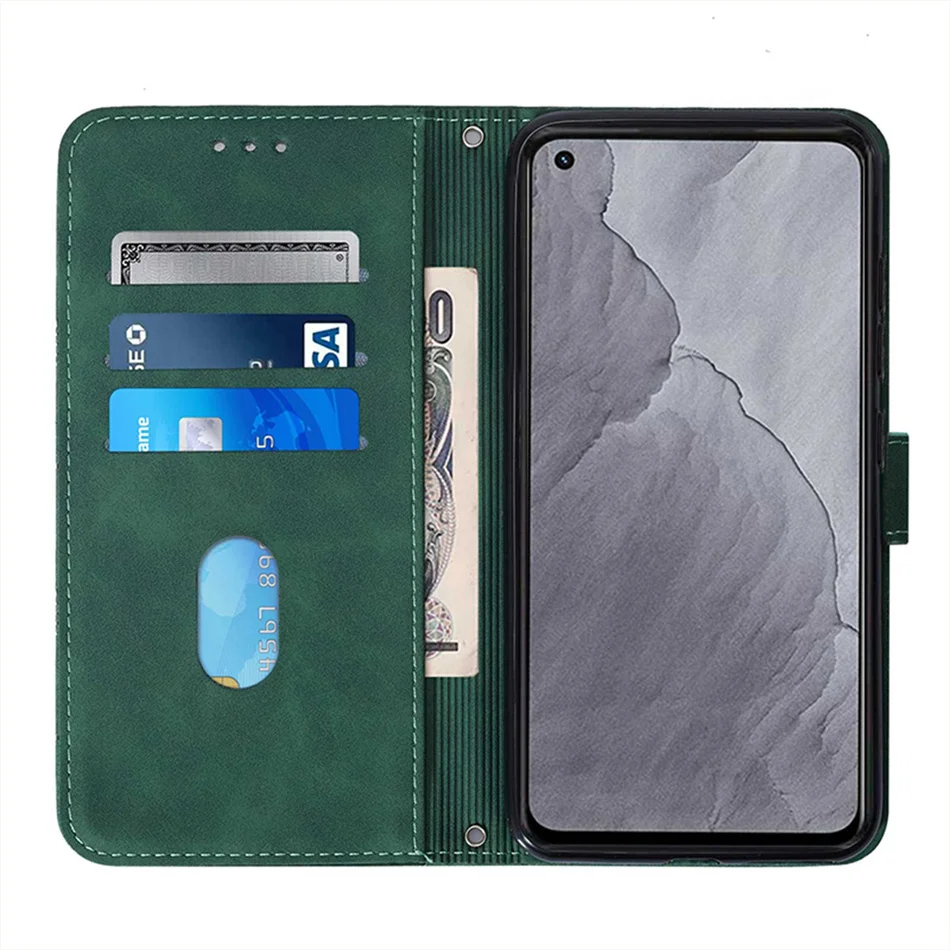 Leather Flip Case with Card Holder for Smartphone Protection