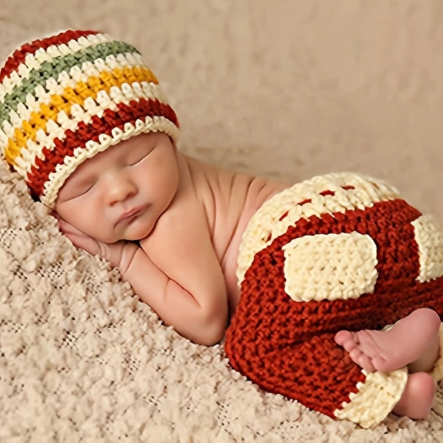 Disfraces para bebés de 0 a 6 meses, accesorios para fotos de recién  nacidos, traje de fotografía tejido a mano, ropa para bebés, niños y niñas  - AliExpress