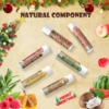 Christmas gift 6PCS/box lip balm set, shiny and moisturizing, softening dead skin, suitable for dry lips, a gift for women 4