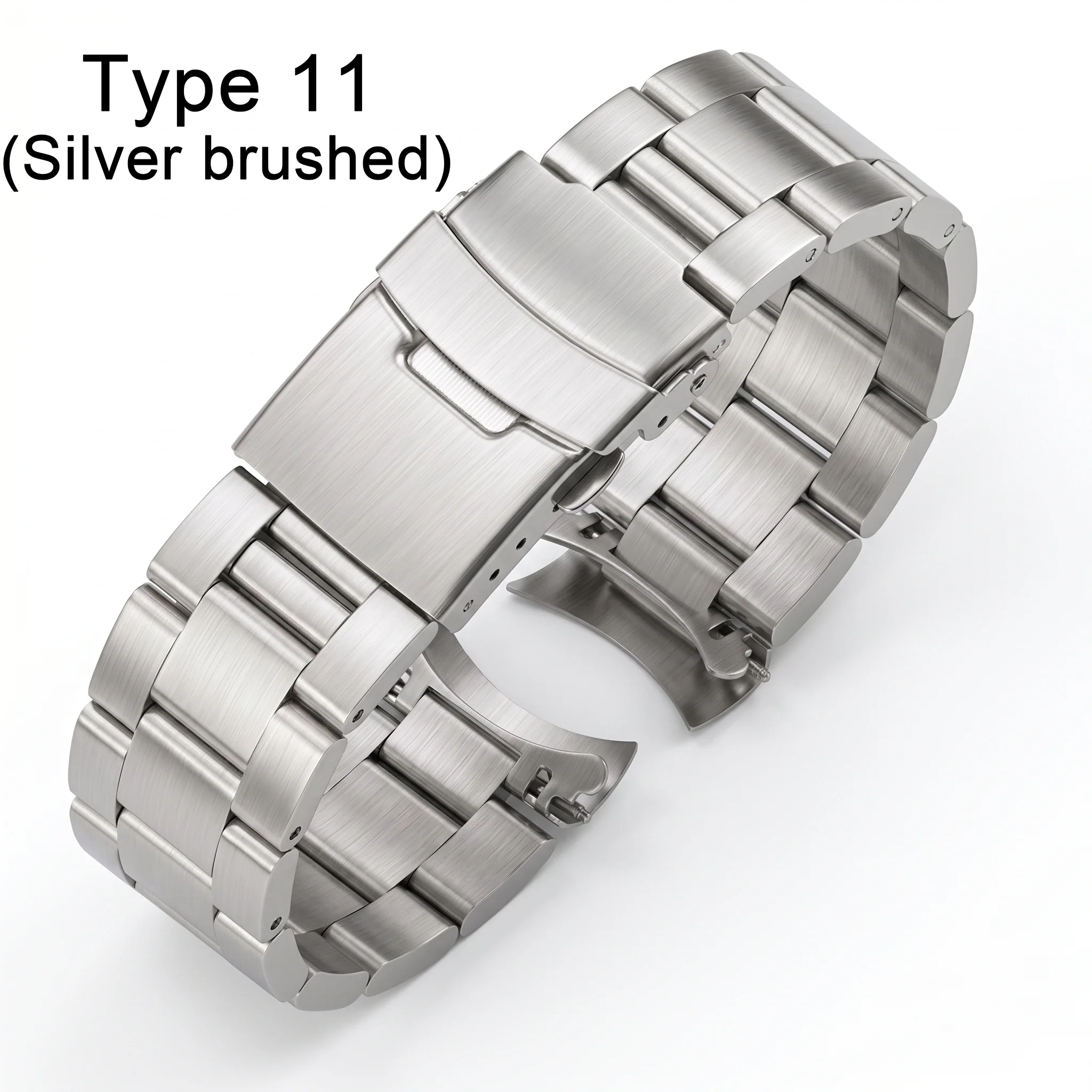 Sleek Stainless Steel Watch Band - Premium Metal Replacement Strap