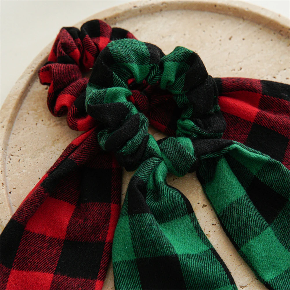 Confezione Da 6 Elastici Per Capelli A Tema Natalizio Con Fiocchi Di Neve, Pupazzi Di Neve E Renne - Legacapelli Decorativi Per Bambine E Donne - 3
