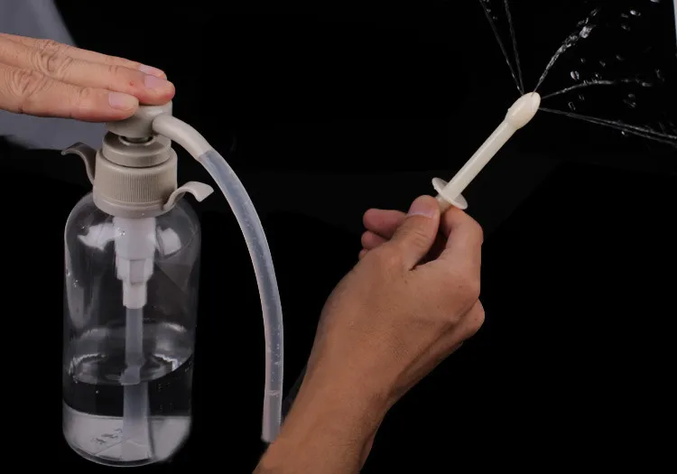 Vaginal irrigator manual pressure of department of gynaecology jie Yin backyard intestinal cleaning enema anus