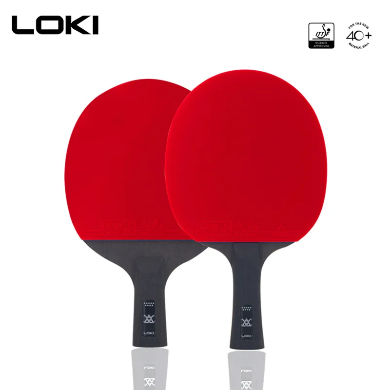 

LOKI Table Tennis E-series 9-star Table Tennis Racquet Professional Carbon 7-layer Bottom Plate Single Racquet