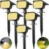 46 LED Solar Landscape Lights Outdoor IP65 Waterproof Solar Light with 3 Modes Solar Garden Spotlight for Yard Lawn Walkway 1