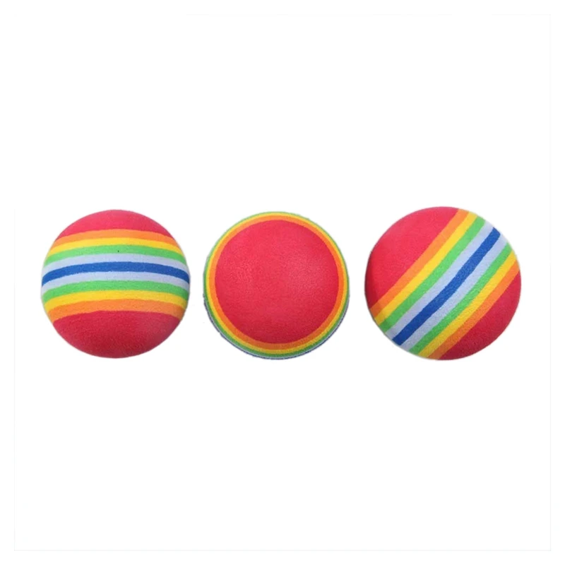 

200Pcs Golf Swing Training Aids Indoor Practice Sponge Foam Rainbow Balls