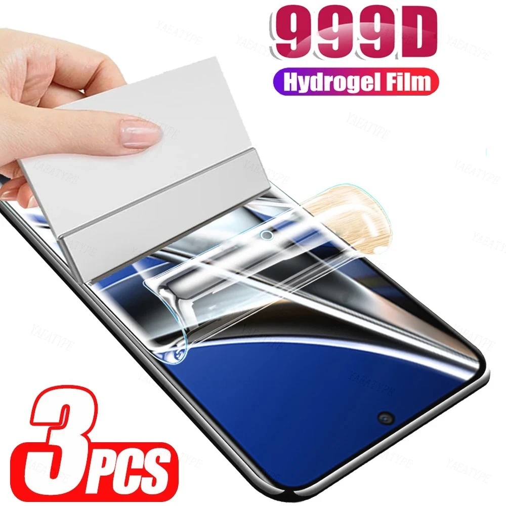 

Защитная пленка для экрана Xiaomi Poco F5 Pro F4 5G F3 GT F2 Pro, защитная Гидрогелевая пленка Xiaomi Poco F5 F 5, не закаленное стекло, 3 шт.