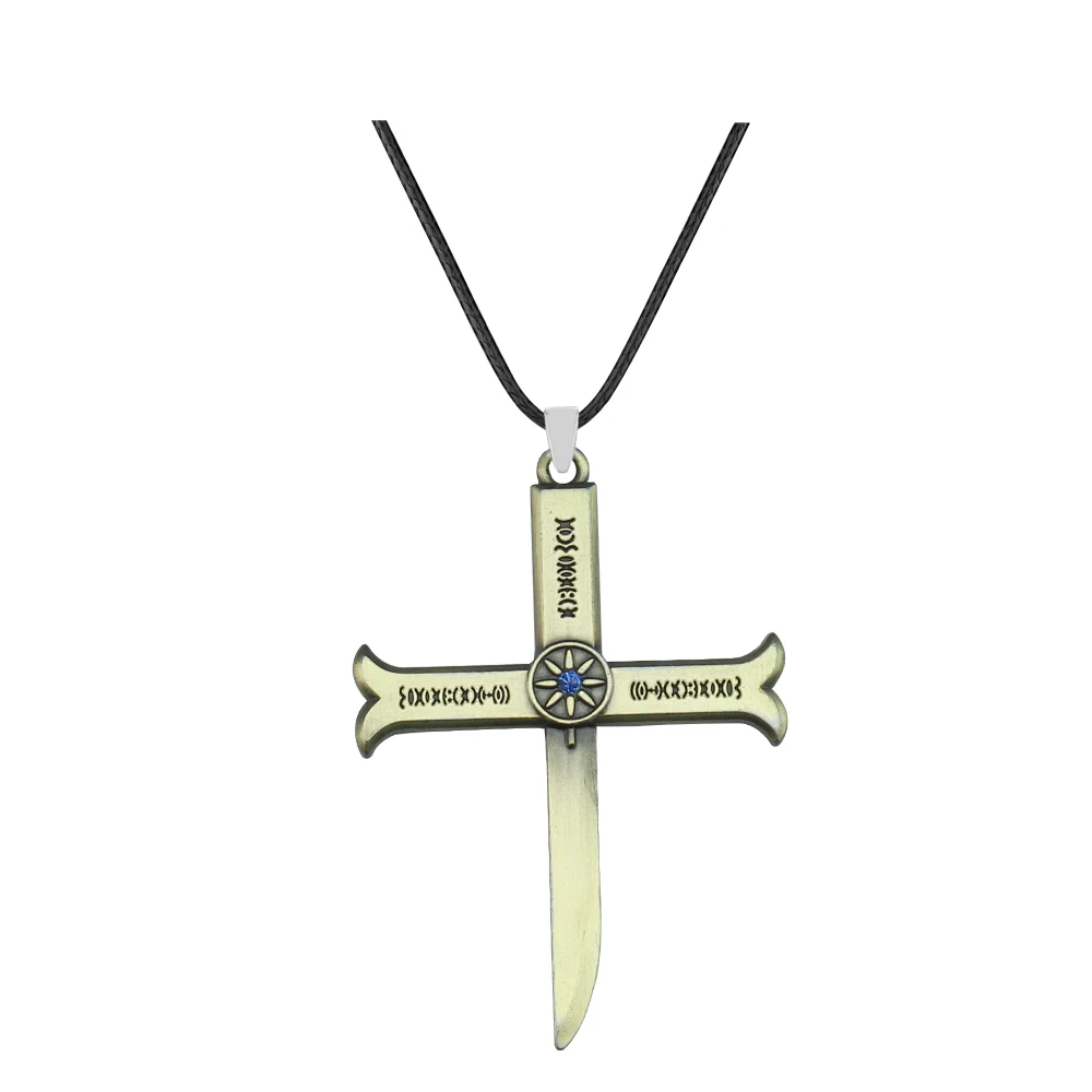 Dracule Mihawk Black Sword Necklace One Anime Metal Hawk Eyes Yoru  Necklaces Jewelry Piece Pendant Chains Choker Collares Charm