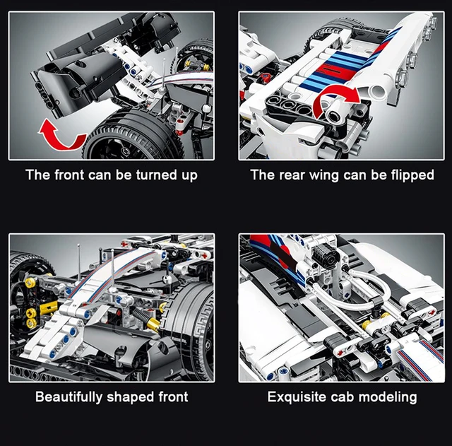 2021 F1 - LEGO Technic 42096 Porsche 911 RSR Alternative build