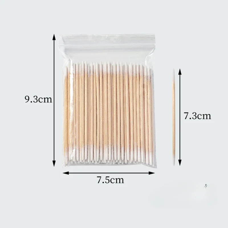 Cotton Swabs 100/300pcs Double Head for Women Makeup and Medical Cleaning
