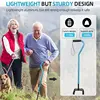 Adjustable Quad Cane Walking Stick for Seniors Adults Aluminum Walking Cane with 4-Pronged Base for Extra Balance & Stability 6