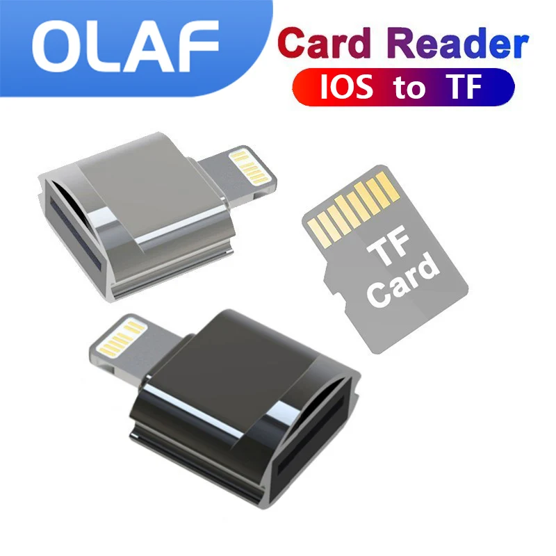 SD TF Memory Card Adapter, USB Lightning Adapter, TF Card Reader, Data