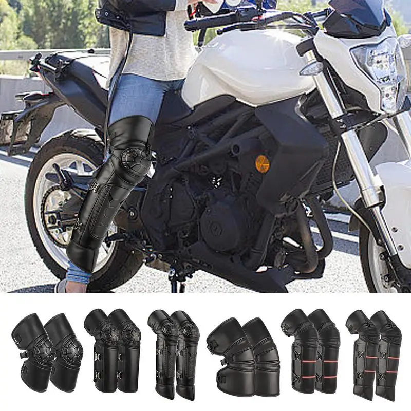 

Motorcycle Knee Protectors Equipment Gear Outdoor Sport Motocross Knee Pad Reflective Winter Leg Covers for Leg Warmers