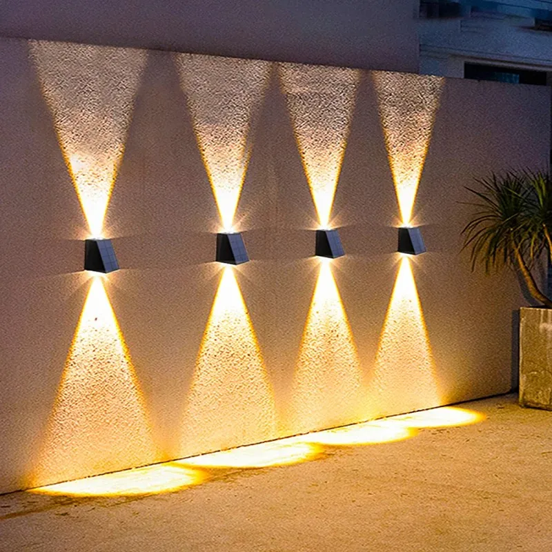 Outdoor up-down wall light, wall washer with lens at ECOLIGHT