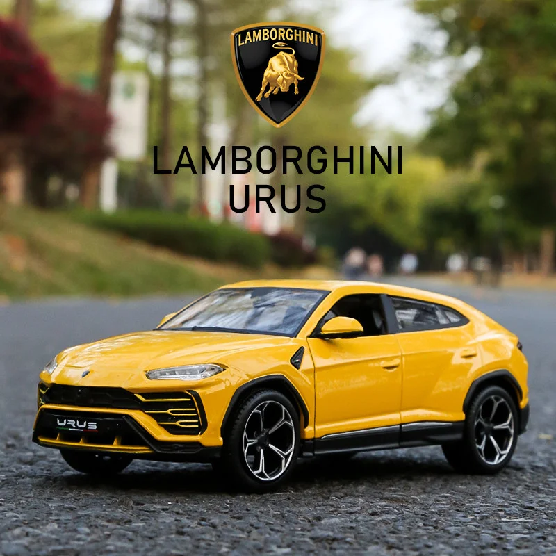 

Модель автомобиля Maisto 1:24 Lamborghini URUS SUV из сплава, литой металлический внедорожник, модель автомобиля, имитация коллекции, детские подарки