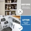 1/3/6Pairs Pot Lid Holder Wall-Mounted Hanging for Pan Pot Cover Rack Kitchen Organizer Plastic Stonego Kitchen Storage Rack 5