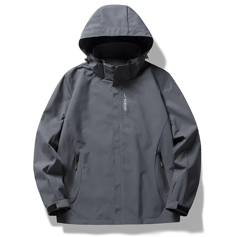 Outdoor Thin Hooded Waterproof Jacket 2