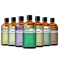 PHATOIL 100ml Aromatherapy Essential Oil-Lavender Rose Vanilla Eucalyptus Sandalwood Pine Needles for Diffuser,Candle Making