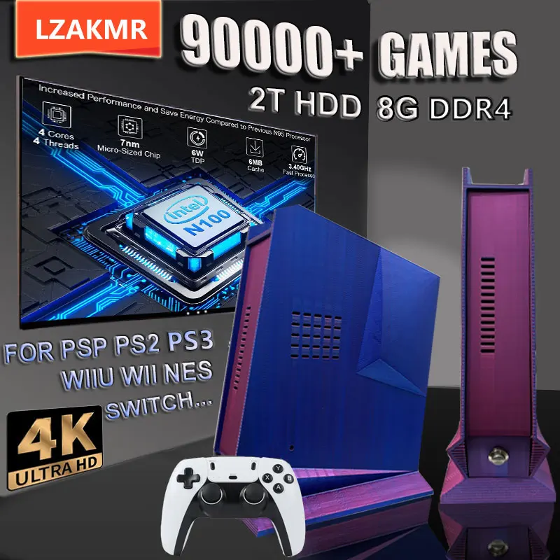 NEW G3 Retro Game Box 99999+GAME Windows 11 Batocera 2TB