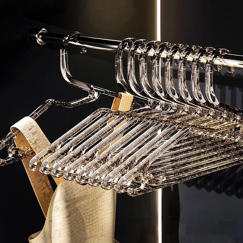 Transparent Coat Racks Anti-shoulder Corner Collar Protection Non-marking Non-slip Household Hanging Clothes