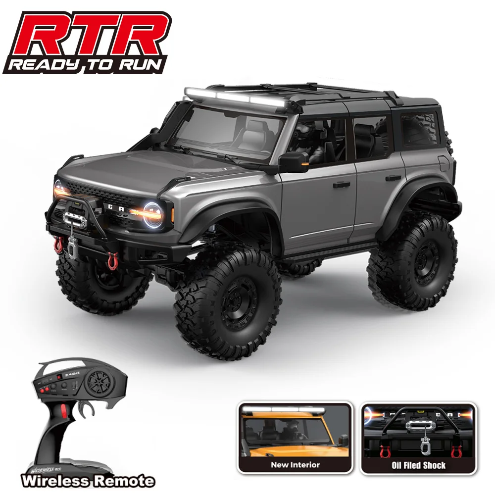 RC クローラー 1/10 Rc カー 4WD RTR HB R1001 RC Crawler 1/10 Rc Car 4WD RTR HB R1001 with LED 2.4G