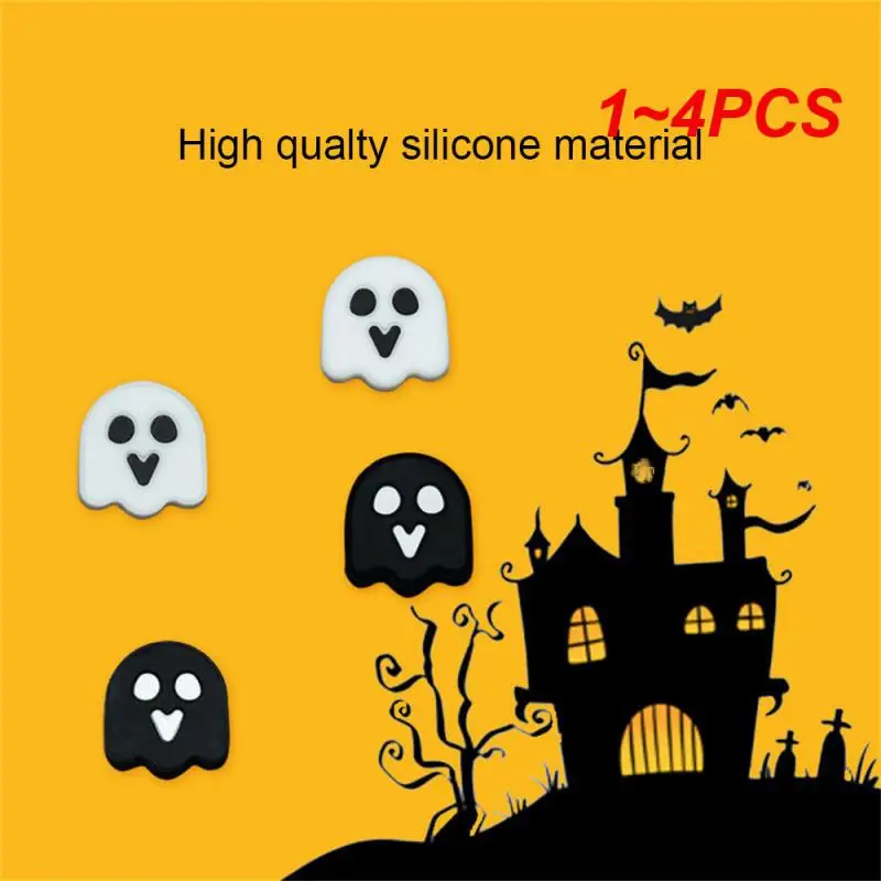 1 ~ 4 Pezzi Per Interruttore Joycon Caps Cover Handle Rocker Thumb Cover In Silicone Ghost Joycon Button Accessori Per