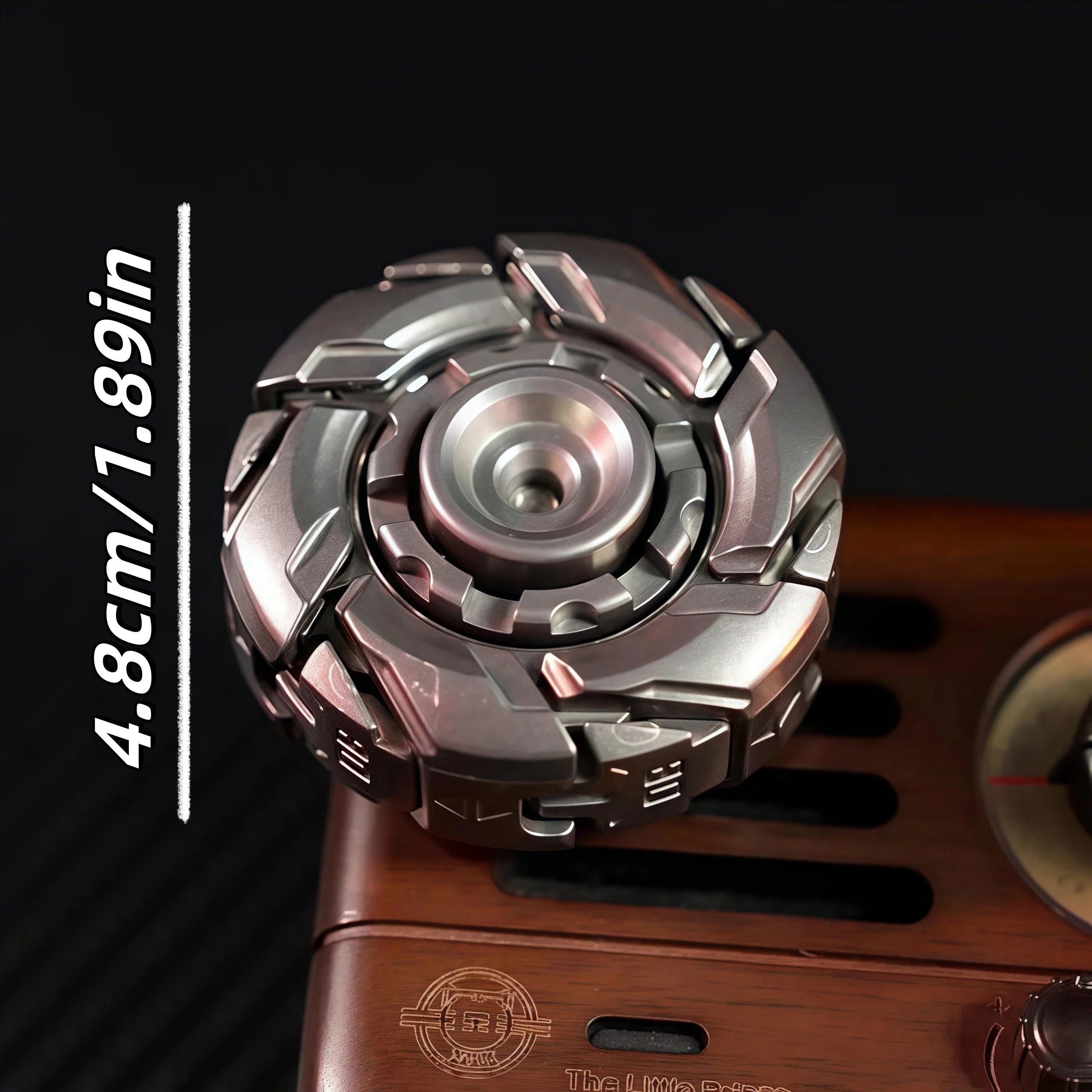 Premium Alloy Deformable Fidget Spinner - Smooth Spin Anti-Stress Toy for Adults