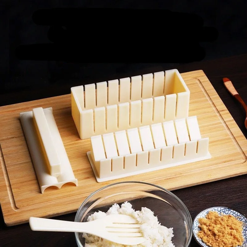 

Japanese Food Making Sushi Mould Diy Tools Household Steamed Rice Ball Artifact Seaweed Roll Cuisine Complete Set Onigiri